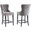 [ Roxy 26'' Counter Stool, set of 2, in Grey ] - Custom Furniture Manufacturer Brampton, Toronto, Vaughan, Mississauga, Ontario, Oakville, Hamilton