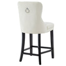 [ Roxy 26'' Counter Stool, set of 2, in Ivory ] - Custom Furniture Manufacturer Brampton, Toronto, Vaughan, Mississauga, Ontario, Oakville, Hamilton