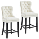 [ Roxy 26'' Counter Stool, set of 2, in Ivory ] - Custom Furniture Manufacturer Brampton, Toronto, Vaughan, Mississauga, Ontario, Oakville, Hamilton