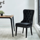 [ Roxy Side Chair, set of 2, in Black ] - Custom Furniture Manufacturer Brampton, Toronto, Vaughan, Mississauga, Ontario, Oakville, Hamilton