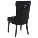 [ Roxy Side Chair, set of 2, in Black ] - Custom Furniture Manufacturer Brampton, Toronto, Vaughan, Mississauga, Ontario, Oakville, Hamilton