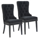 [ Roxy Side Chair, set of 2, in Black ] - Custom Furniture Manufacturer Brampton, Toronto, Vaughan, Mississauga, Ontario, Oakville, Hamilton