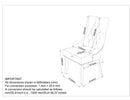 [ Roxy Side Chair, set of 2, in Grey ] - Custom Furniture Manufacturer Brampton, Toronto, Vaughan, Mississauga, Ontario, Oakville, Hamilton