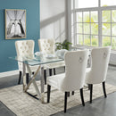 [ Roxy Side Chair, set of 2, in Ivory ] - Custom Furniture Manufacturer Brampton, Toronto, Vaughan, Mississauga, Ontario, Oakville, Hamilton