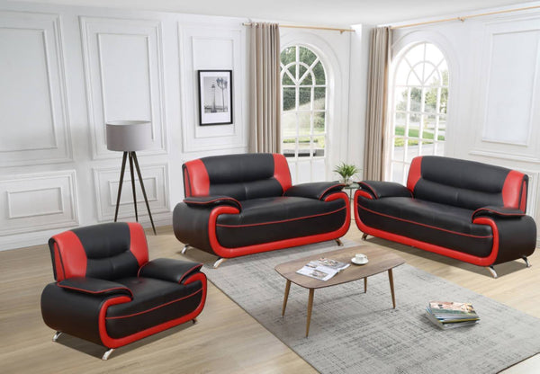Salem New Black Red, Contemporary Design Set