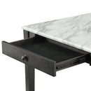 [ Scarlet Dining Table with Drawers in Grey ] - Custom Furniture Manufacturer Brampton, Toronto, Vaughan, Mississauga, Ontario, Oakville, Hamilton