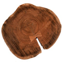 [ Shlok Accent Table in Natural with Chrome Legs ] - Custom Furniture Manufacturer Brampton, Toronto, Vaughan, Mississauga, Ontario, Oakville, Hamilton