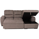 [ Sofa bed sleeper with Chaise Storage ] - Custom Furniture Manufacturer Brampton, Toronto, Vaughan, Mississauga, Ontario, Oakville, Hamilton