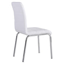 [ Solar 5pc 40" Dining Set, White ] - Custom Furniture Manufacturer Brampton, Toronto, Vaughan, Mississauga, Ontario, Oakville, Hamilton