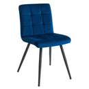 [ Susan 5pc Dining Set, Blue ] - Custom Furniture Manufacturer Brampton, Toronto, Vaughan, Mississauga, Ontario, Oakville, Hamilton