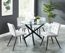 [ Susan 5pc Dining Set, Grey ] - Custom Furniture Manufacturer Brampton, Toronto, Vaughan, Mississauga, Ontario, Oakville, Hamilton