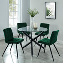 [ Susan Round Dining Table in Black ] - Custom Furniture Manufacturer Brampton, Toronto, Vaughan, Mississauga, Ontario, Oakville, Hamilton