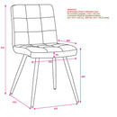 [ Susan Side Chair, set of 2, in Grey ] - Custom Furniture Manufacturer Brampton, Toronto, Vaughan, Mississauga, Ontario, Oakville, Hamilton