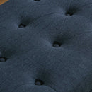 [ Sylvia Rectangular Storage Ottoman in Grey - Blue ] - Custom Furniture Manufacturer Brampton, Toronto, Vaughan, Mississauga, Ontario, Oakville, Hamilton