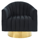[ Tina Accent Chair in Black & Gold ] - Custom Furniture Manufacturer Brampton, Toronto, Vaughan, Mississauga, Ontario, Oakville, Hamilton