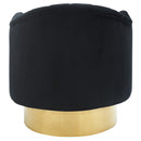 [ Tina Accent Chair in Black & Gold ] - Custom Furniture Manufacturer Brampton, Toronto, Vaughan, Mississauga, Ontario, Oakville, Hamilton