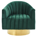 [ Tina Accent Chair in Green & Gold ] - Custom Furniture Manufacturer Brampton, Toronto, Vaughan, Mississauga, Ontario, Oakville, Hamilton