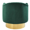 [ Tina Accent Chair in Green & Gold ] - Custom Furniture Manufacturer Brampton, Toronto, Vaughan, Mississauga, Ontario, Oakville, Hamilton
