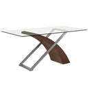 [ Tina Rectangular Dining Table in Walnut ] - Custom Furniture Manufacturer Brampton, Toronto, Vaughan, Mississauga, Ontario, Oakville, Hamilton