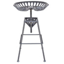 [ Track Adjustable Stool in Gunmetal ] - Custom Furniture Manufacturer Brampton, Toronto, Vaughan, Mississauga, Ontario, Oakville, Hamilton