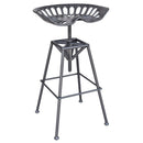 [ Track Adjustable Stool in Gunmetal ] - Custom Furniture Manufacturer Brampton, Toronto, Vaughan, Mississauga, Ontario, Oakville, Hamilton