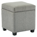 [ Uno Square Storage Ottoman in Grey ] - Custom Furniture Manufacturer Brampton, Toronto, Vaughan, Mississauga, Ontario, Oakville, Hamilton