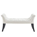 [ Vici Bench in Ivory ] - Custom Furniture Manufacturer Brampton, Toronto, Vaughan, Mississauga, Ontario, Oakville, Hamilton