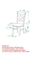 [ Ville Side Chair, set of 2, in Walnut ] - Custom Furniture Manufacturer Brampton, Toronto, Vaughan, Mississauga, Ontario, Oakville, Hamilton