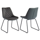 [ Vince Side Chair, set of 2, in Charcoal ] - Custom Furniture Manufacturer Brampton, Toronto, Vaughan, Mississauga, Ontario, Oakville, Hamilton