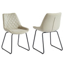 [ Vince Side Chair, set of 2, in Taupe ] - Custom Furniture Manufacturer Brampton, Toronto, Vaughan, Mississauga, Ontario, Oakville, Hamilton