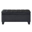 [ Wynn Rectangular Storage Ottoman in Black ] - Custom Furniture Manufacturer Brampton, Toronto, Vaughan, Mississauga, Ontario, Oakville, Hamilton