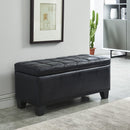 [ Wynn Rectangular Storage Ottoman in Black ] - Custom Furniture Manufacturer Brampton, Toronto, Vaughan, Mississauga, Ontario, Oakville, Hamilton