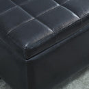 [ Wynn Rectangular Storage Ottoman in Black ] - Custom Furniture Manufacturer Brampton, Toronto, Vaughan, Mississauga, Ontario, Oakville, Hamilton