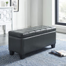 [ Wynn Rectangular Storage Ottoman in Grey ] - Custom Furniture Manufacturer Brampton, Toronto, Vaughan, Mississauga, Ontario, Oakville, Hamilton