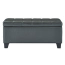 [ Wynn Rectangular Storage Ottoman in Grey ] - Custom Furniture Manufacturer Brampton, Toronto, Vaughan, Mississauga, Ontario, Oakville, Hamilton