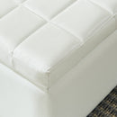 [ Wynn Rectangular Storage Ottoman in White ] - Custom Furniture Manufacturer Brampton, Toronto, Vaughan, Mississauga, Ontario, Oakville, Hamilton