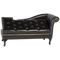 Chaise lounge with tufting, Nail heads and Storage - Furniture Warehouse Brampton