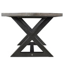 [ Zac Rectangular Dining Table in Distressed Grey ] - Custom Furniture Manufacturer Brampton, Toronto, Vaughan, Mississauga, Ontario, Oakville, Hamilton