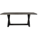 [ Zac Rectangular Dining Table in Distressed Grey ] - Custom Furniture Manufacturer Brampton, Toronto, Vaughan, Mississauga, Ontario, Oakville, Hamilton