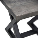 [ Zedd Accent Table in Distressed Grey ] - Custom Furniture Manufacturer Brampton, Toronto, Vaughan, Mississauga, Ontario, Oakville, Hamilton