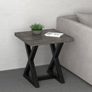 [ Zedd Accent Table in Distressed Grey ] - Custom Furniture Manufacturer Brampton, Toronto, Vaughan, Mississauga, Ontario, Oakville, Hamilton