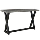 [ Zedd Console Table in Distressed Grey ] - Custom Furniture Manufacturer Brampton, Toronto, Vaughan, Mississauga, Ontario, Oakville, Hamilton