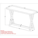 [ Zedd Console Table in Distressed Grey ] - Custom Furniture Manufacturer Brampton, Toronto, Vaughan, Mississauga, Ontario, Oakville, Hamilton