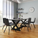 [ Zedd/Byron 7pc Dining Set, Grey ] - Custom Furniture Manufacturer Brampton, Toronto, Vaughan, Mississauga, Ontario, Oakville, Hamilton